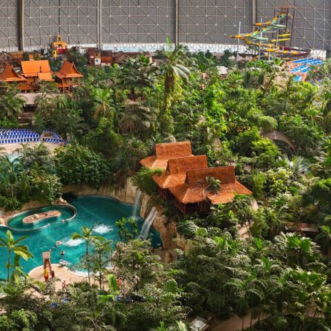 Day Trip to Tropical Islands – Beach, Palm Trees, Lagoon and Water Slides, Even in Winter